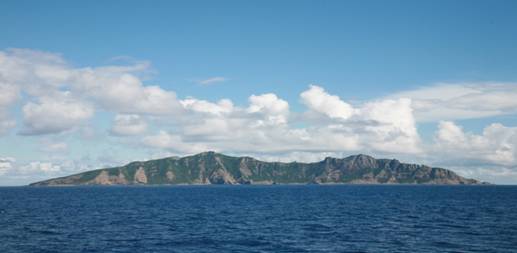 釣魚(yú)島の正面全景図